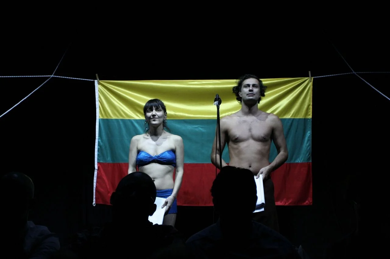   The Neighbor   [Ο Γείτονας]  Written by Marius Ivaskevicius Presented by the Greek National Theatre “Staged Readings 2008”  [Αναγνώσεις 2008]  -  Analogio Festival , May 2008 Translated by Effie Giannopoulou Staged reading directed by Nadia Foskolo