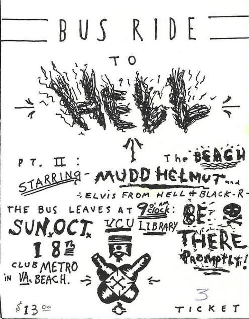 Flyer from a show we did with Mudd Helmet