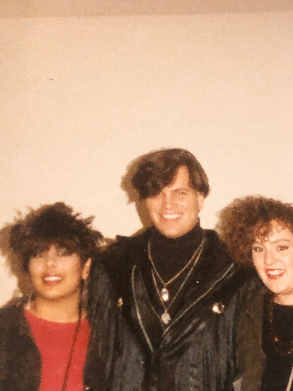 1988 Hanging with Jan Rosser at one of our parties on Matoaka St