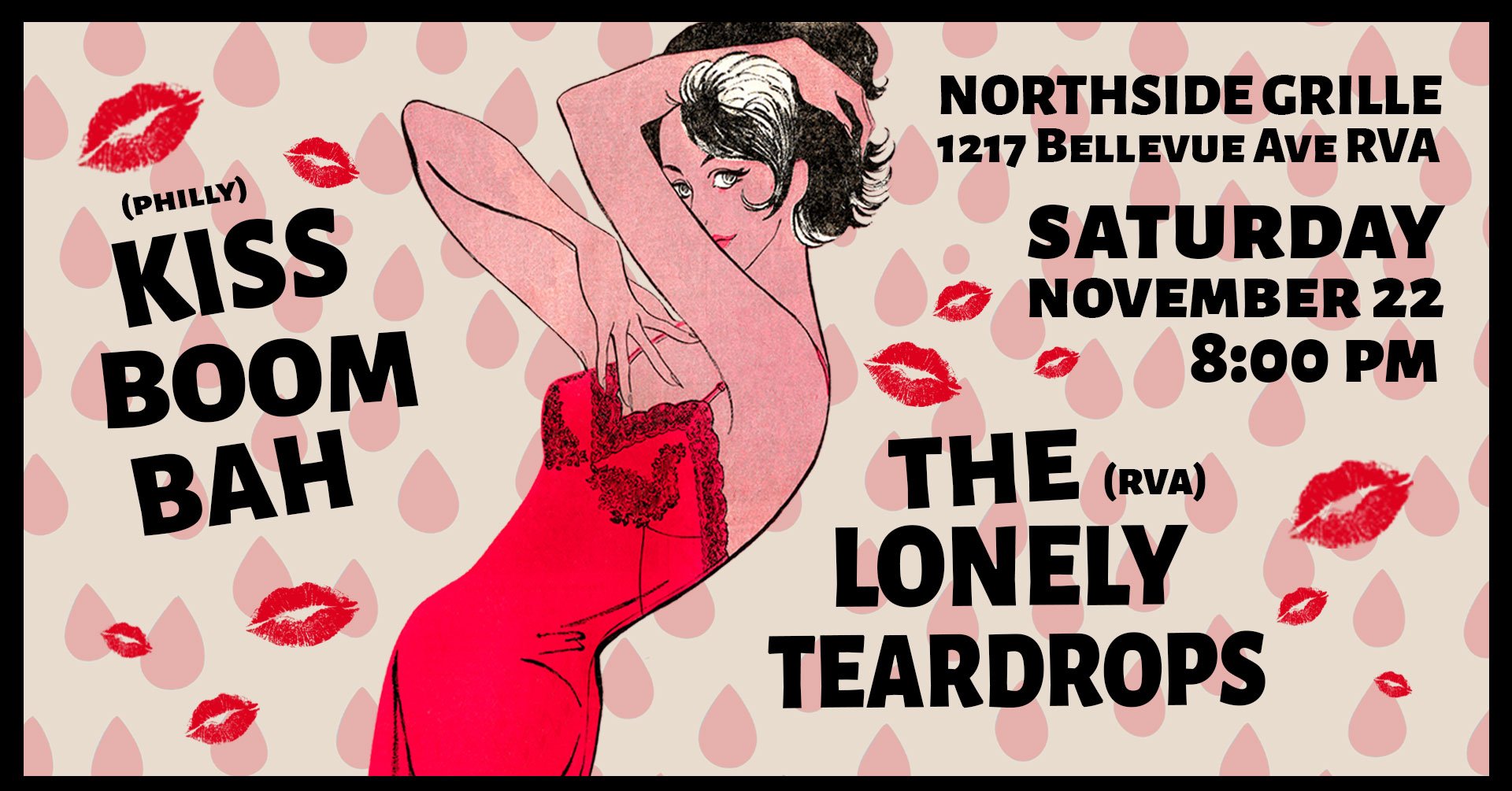 Kiss Boom Bah and The Lonely Teardrops