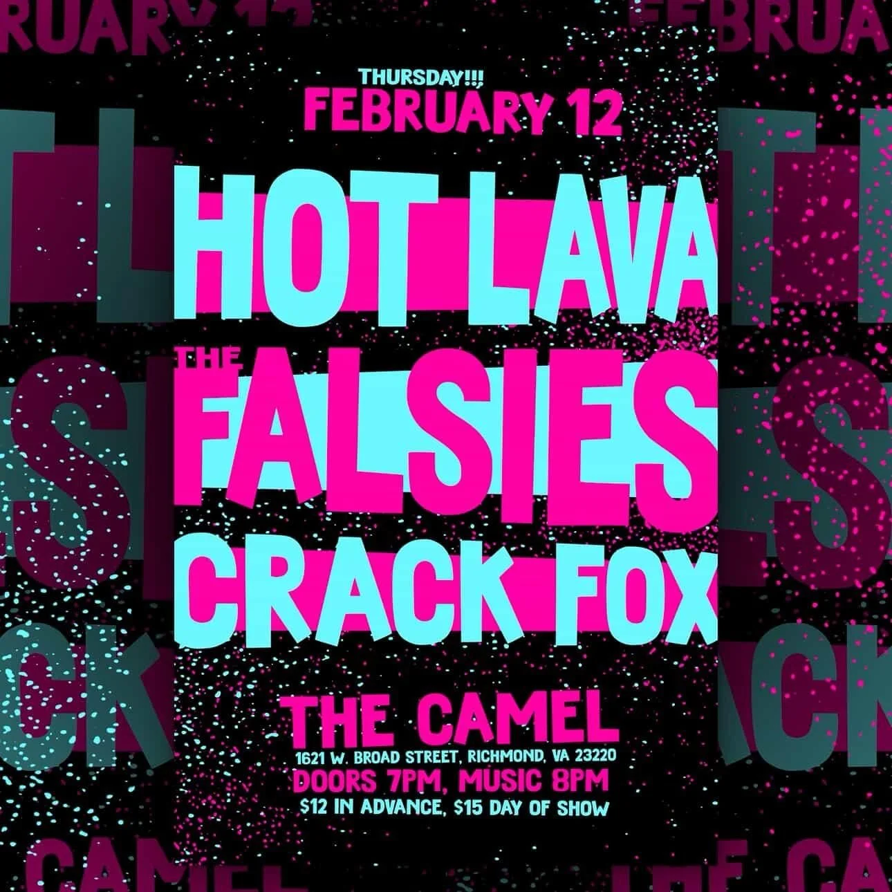 Hot Lava, The Falsies, and Crack Fox