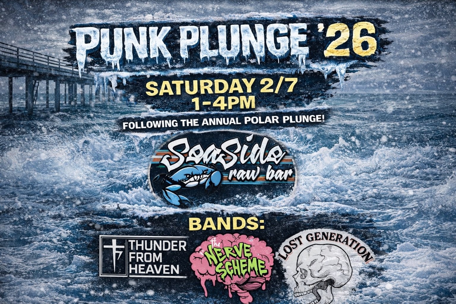 Punk Plunge '26 With The Nerve Scheme, Thunder From Heaven, and Lost Generation