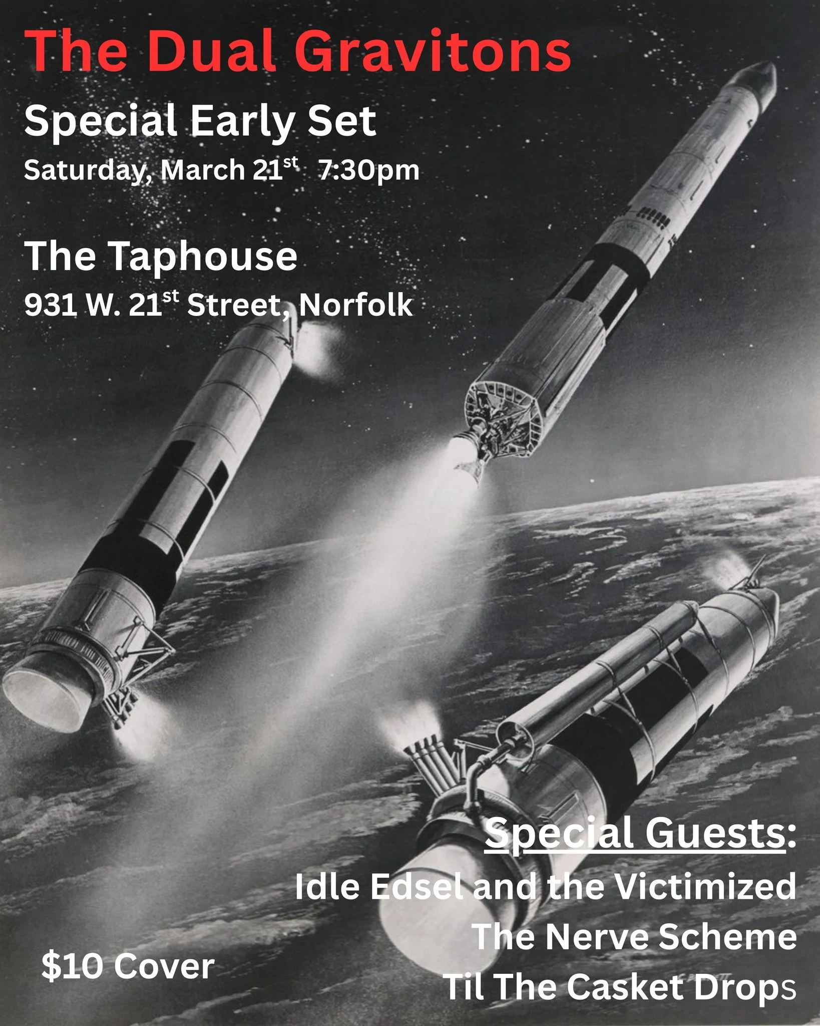 The Dual Gravitons, Idle Edsel and The Victimized, The Nerve Scheme, and Til The Casket Drops
