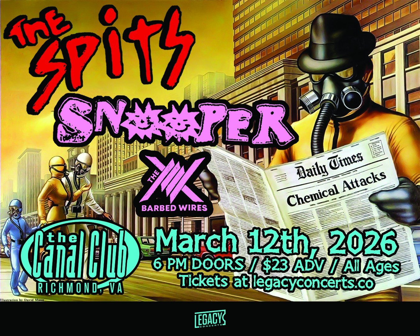 The Spits With Guests Snooper and The Barbed Wires