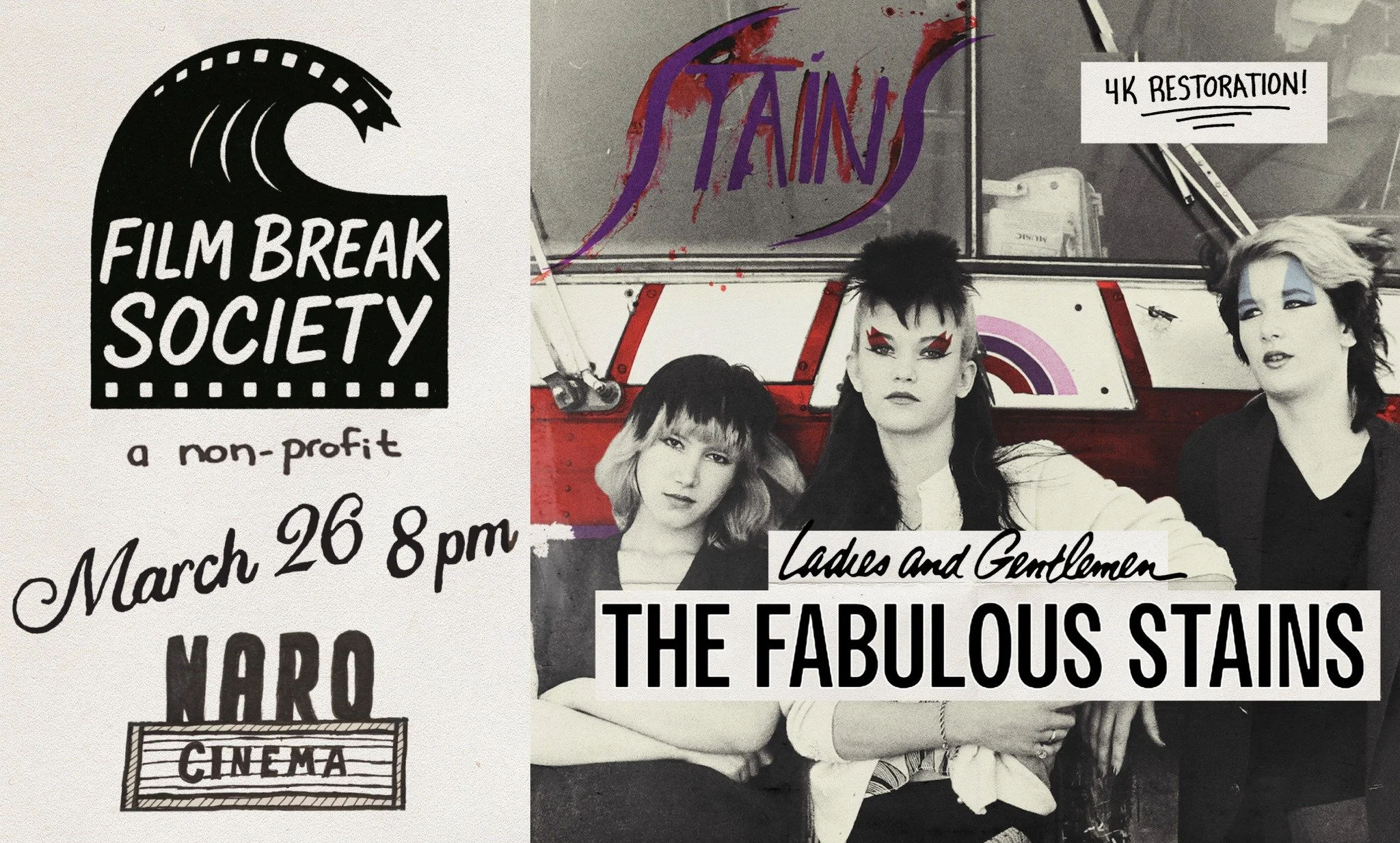  Film Break Society Presents "Ladies and Gentlemen, The Fabulous Stains (1982)