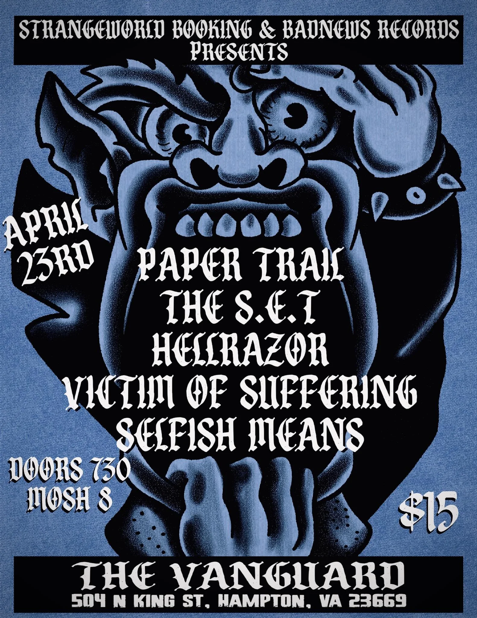 Paper Trail, The S.E.T., Hellrazor, Victim of Suffering, and Selfish Means