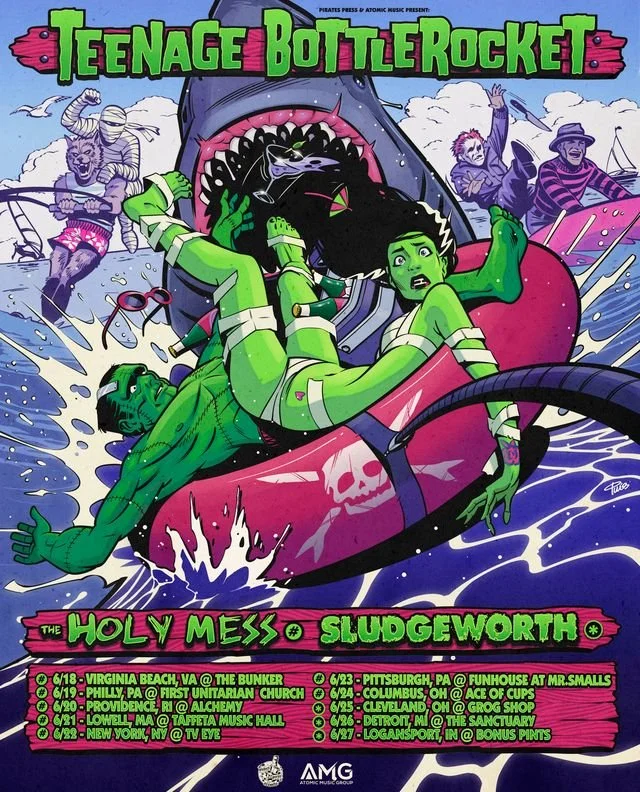Teenage Bottlerocket, The Holy Mess, Keep Flying, and Madd Francis