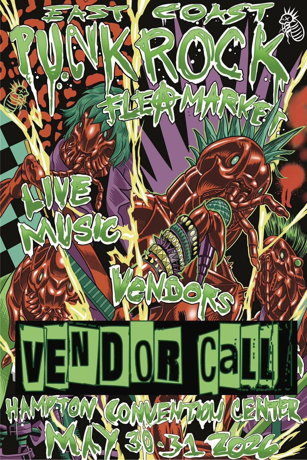 East Coast Punk Rock Flea Market With The Nerve Scheme, Old Scars, and More