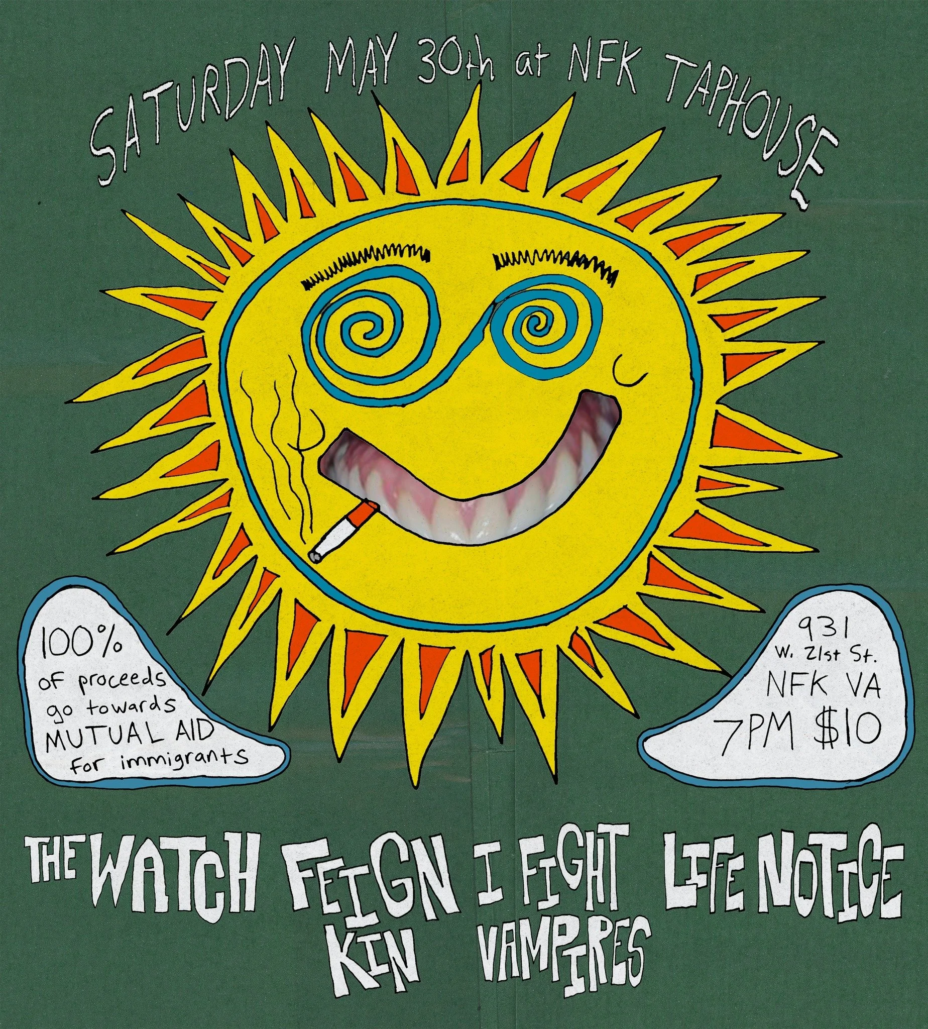 The Watch, Feigh Kin, I Fight Vampires, and Life Notice