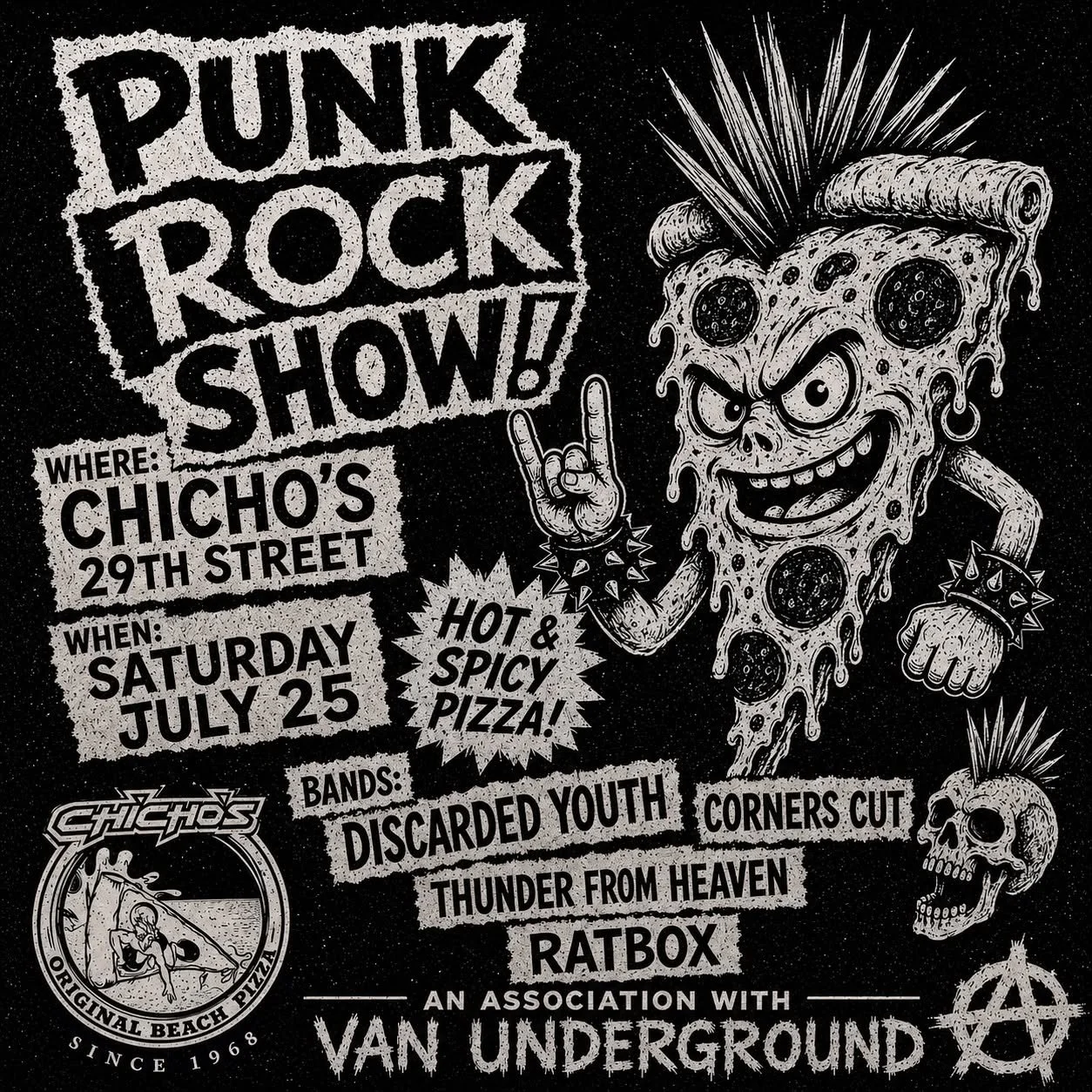 Discarded Youth, Corners Cut, Thunder from Heaven, and Ratbox