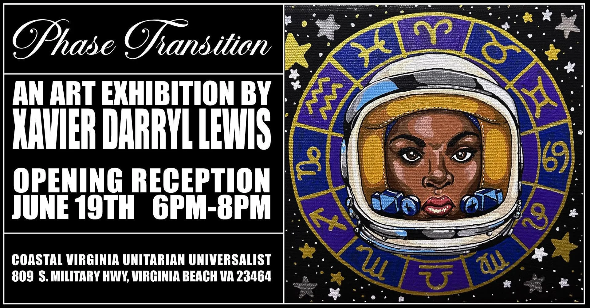  Opening Reception for 'Phase Transition' an art exhibition by Xavier Darryl Lewis