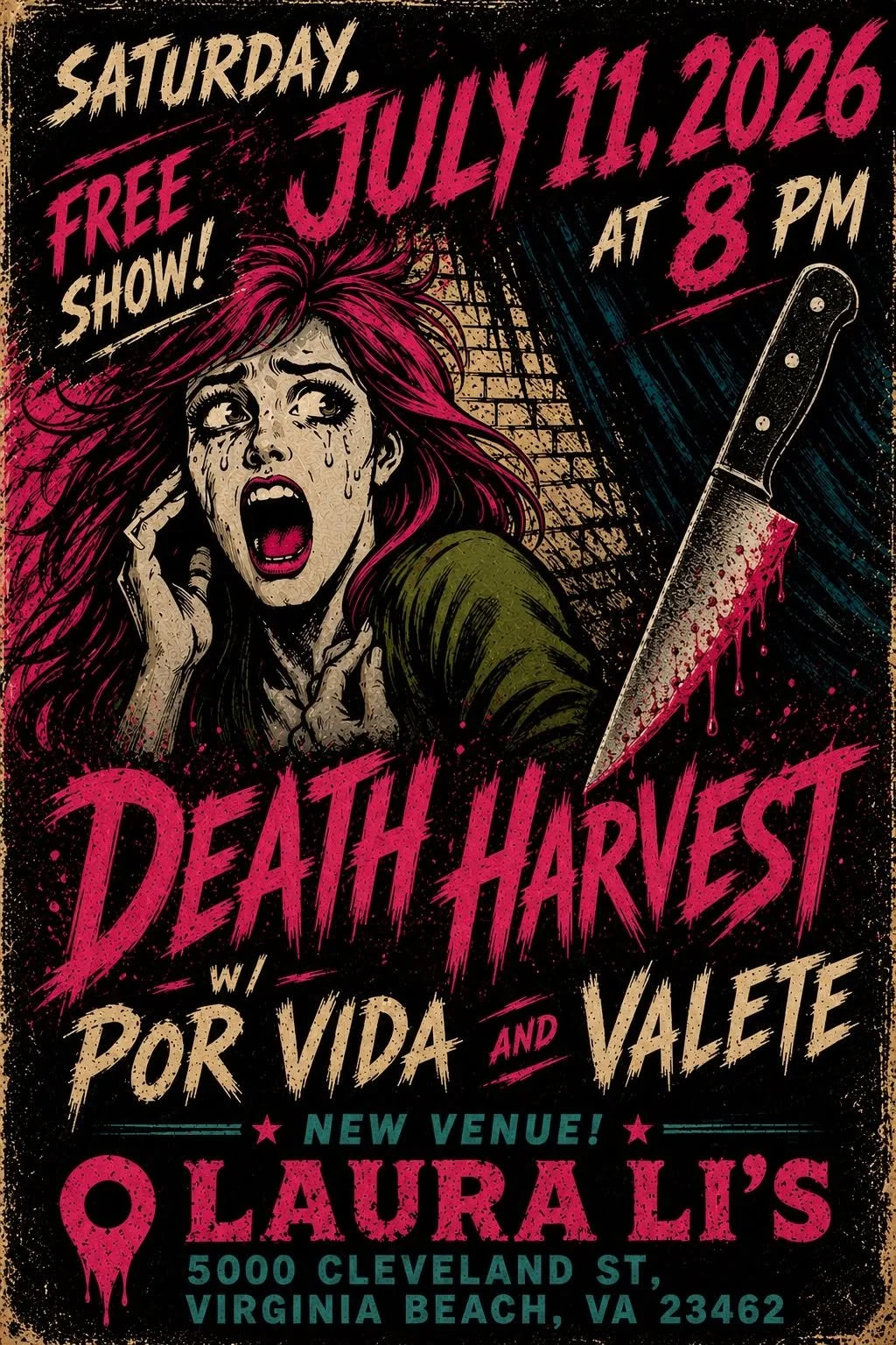 Death Harvest With Por Vida and Valete