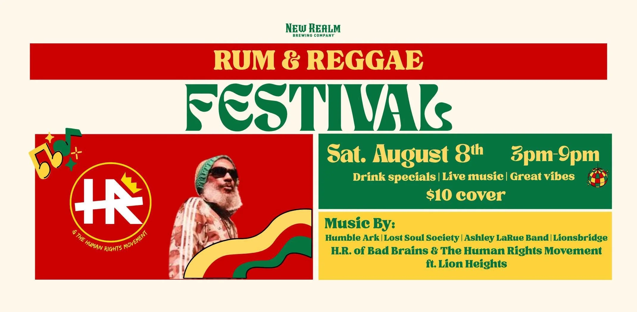 Rum and Reggae Festival With HR of Bad Brains and More