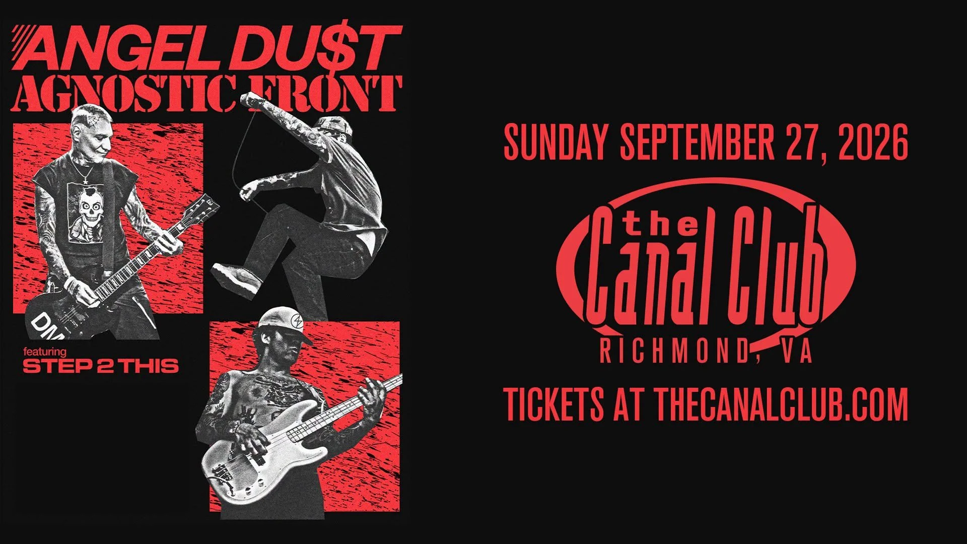 Angel Du$t and Agnostic Front With Guest Step 2 This