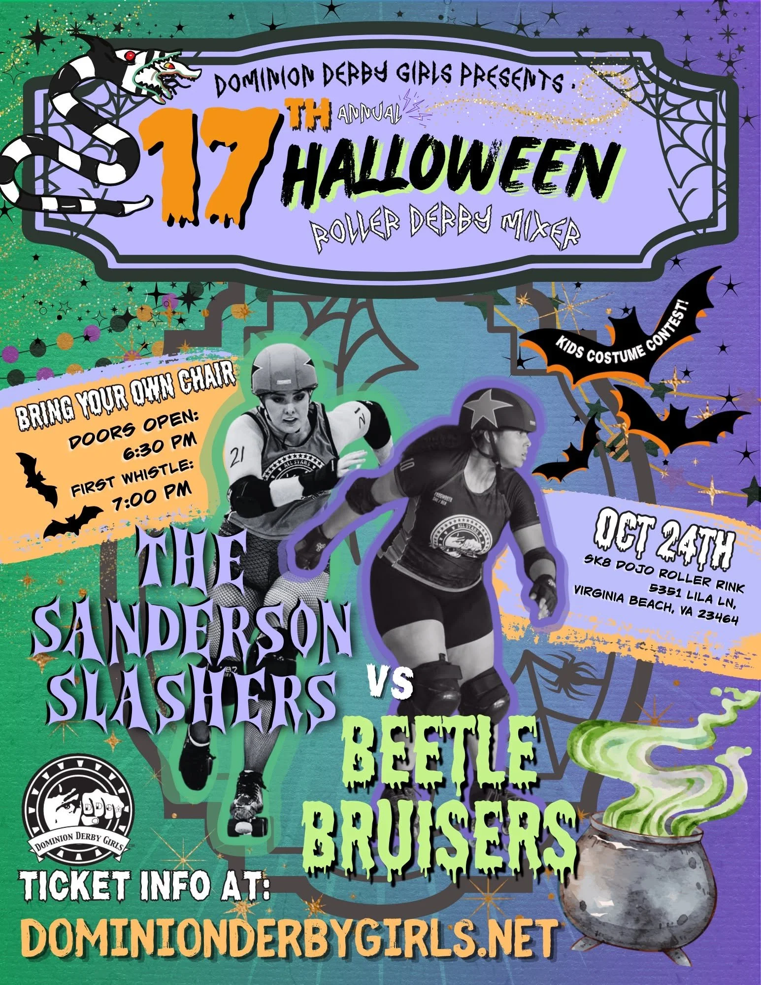 Dominion Derby Girls Annual Halloween Mixer