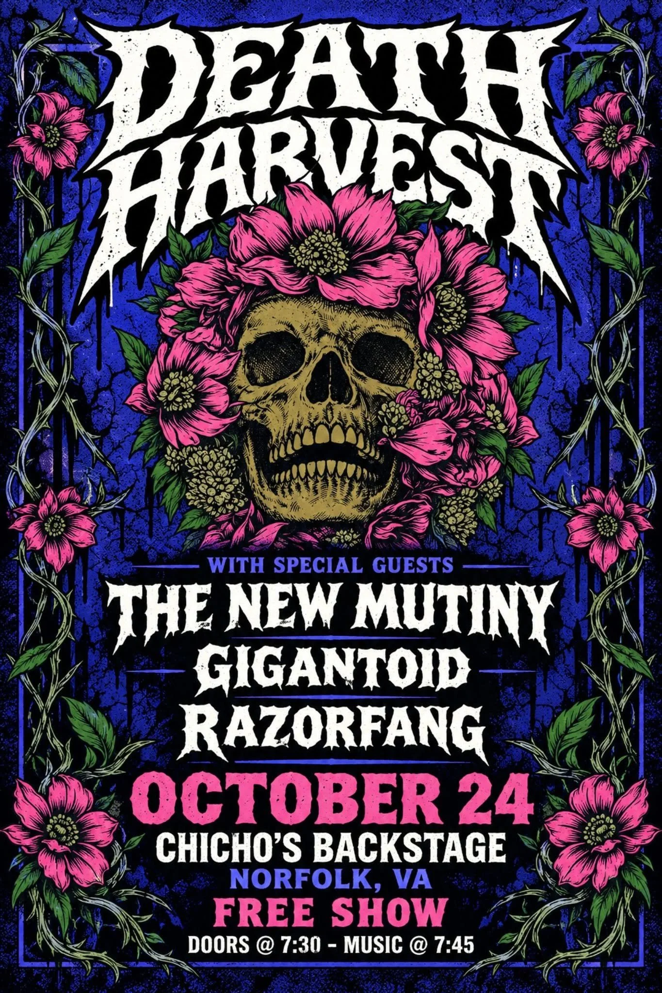 Razorfand, Gigantoid, The New Mutiny, and Death Harvest