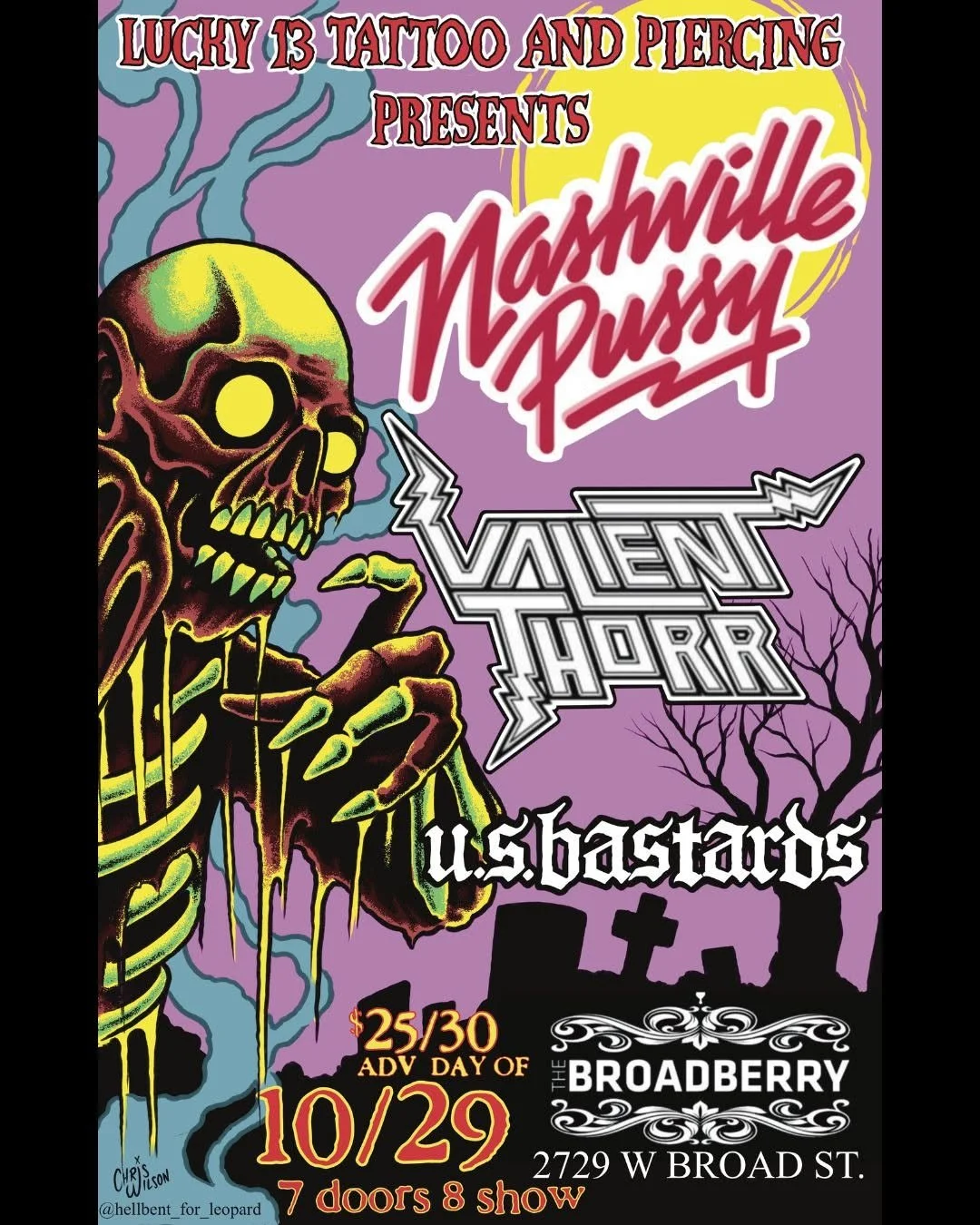  Nashville Pussy, Valiant Thorr, and U.S. Bastards