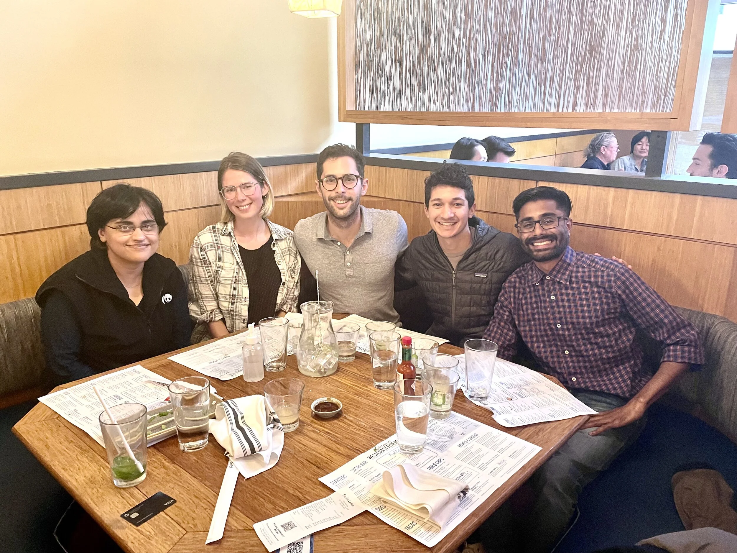 First lab dinner since pandemic!