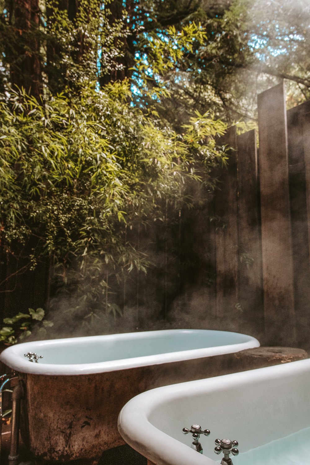 Claw Foot Tubs Glen Oaks Big Sur Cabin in the Redwoods | Cedar + Surf