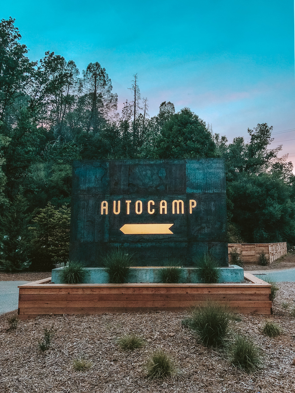 Autocamp Yosemite Entrance | Cedar + Surf