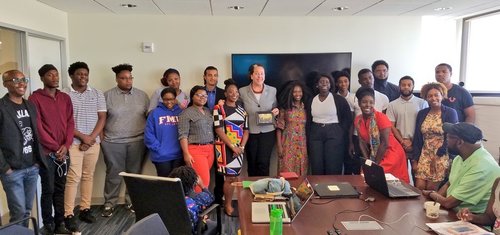  Summer 2018 Cohort with our partners DC Youth Corps and the DC Office of Employment Services. 