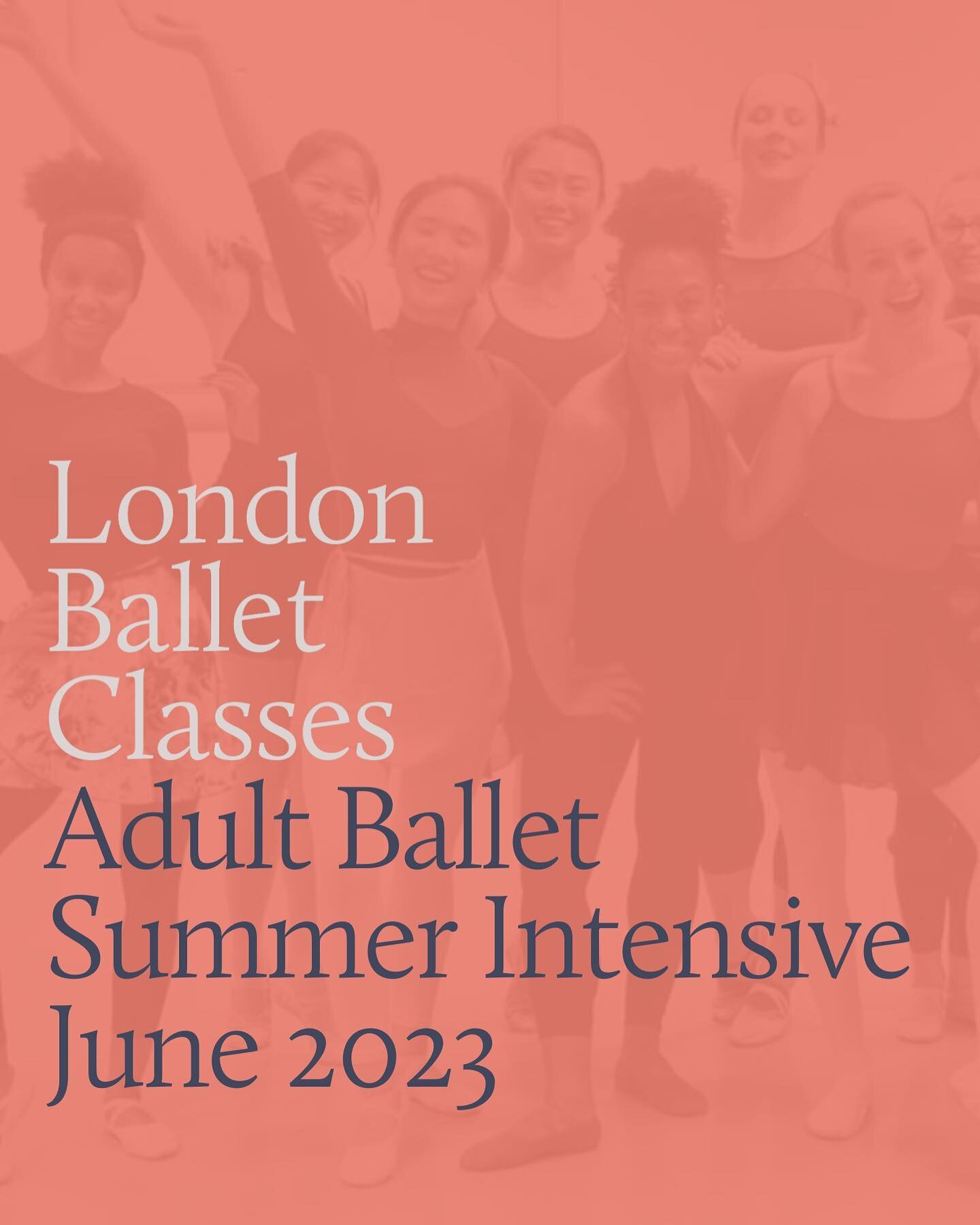 Hello everyone! Grab one of our last few packages :) 

Slide 2 contains the schedule for our upcoming (first-ever!) adult ballet intensive :). This will take place between Friday 2 - Sunday 4 June :). There is an Intermediate AND a Beginners package,