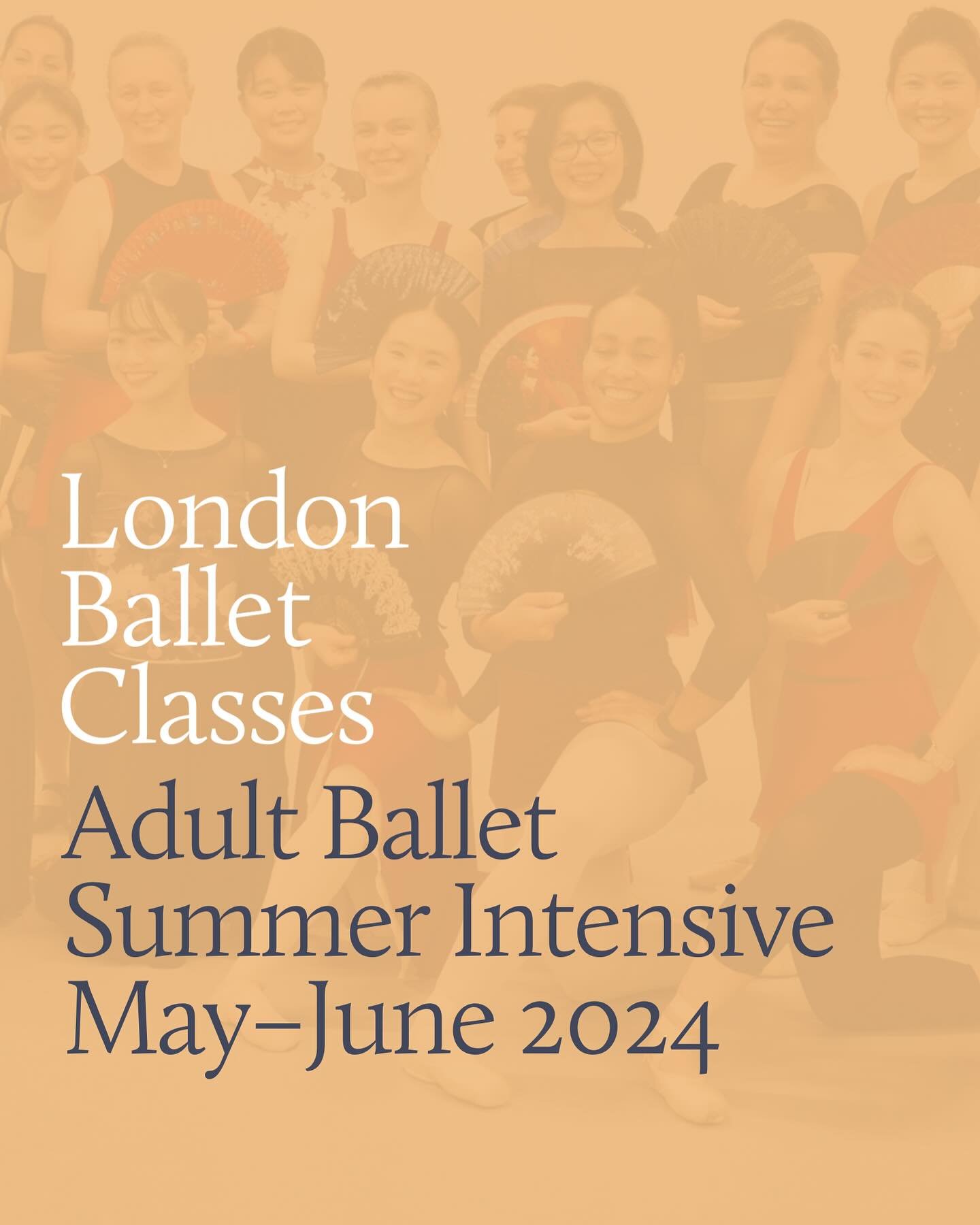 Announcing the lineup for our Adult Ballet Intensive! 

Fri 31 May - Sun 2 June 

🥳🤗🤩