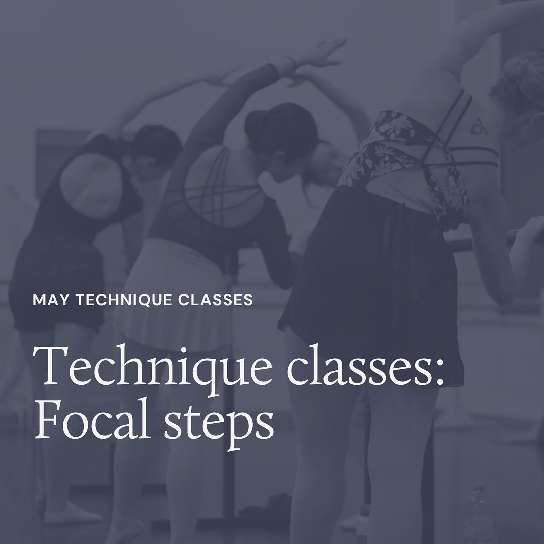 These are our focal steps for our Intermediate and Beginner Technique classes this May😊

Each month we choose a handful of focal steps to learn throughout the Thursday lessons. We prepare for these movements at the barre and then break the steps dow