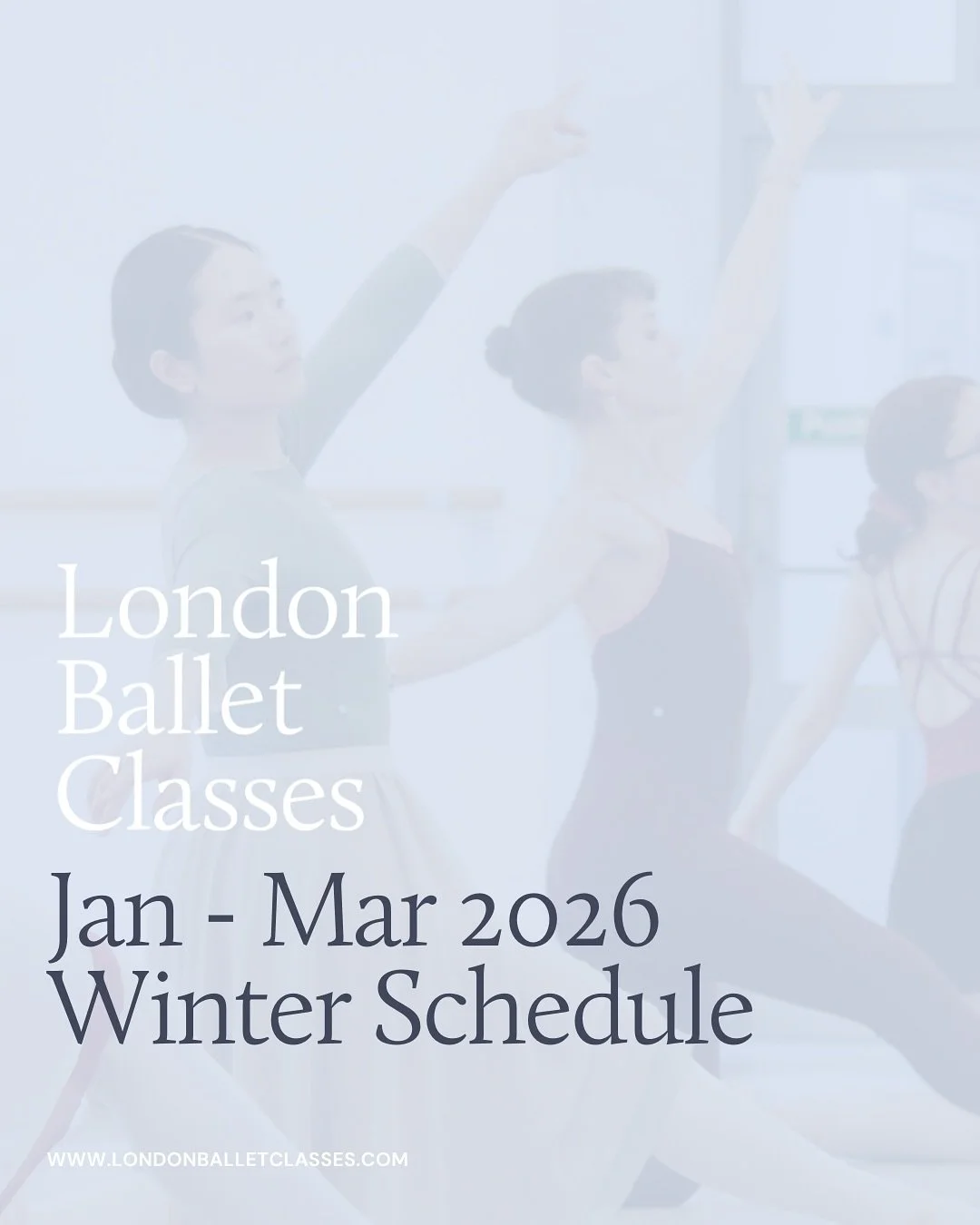 Our Winter Term ❄️ kicks off in the New Year! Swipe to browse our schedule for all of our in person weekly classes for Jan - Mar 2026 + check out our Variations schedule on the final slide 👀

If you would like to enrol for the full term of a chosen 