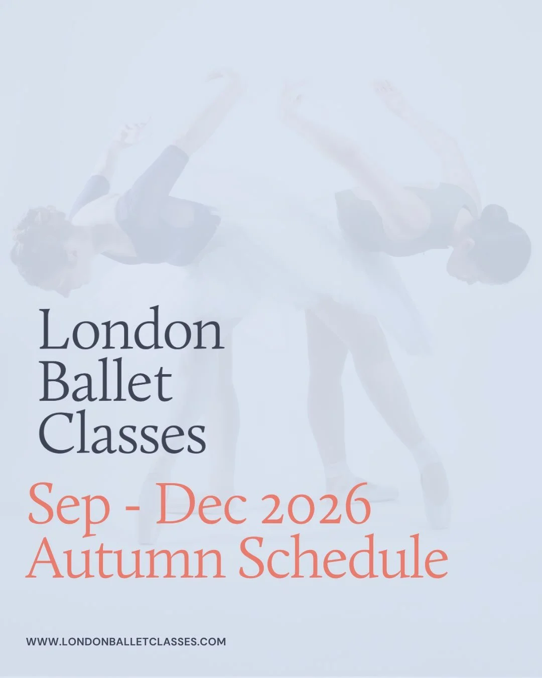 🍂 Our Autumn Term is now open for booking! 🎉

Join us this September for another term of adult ballet classes in London, whether you&rsquo;re taking your very first lesson or refining advanced technique.

Our classes are designed specifically for a