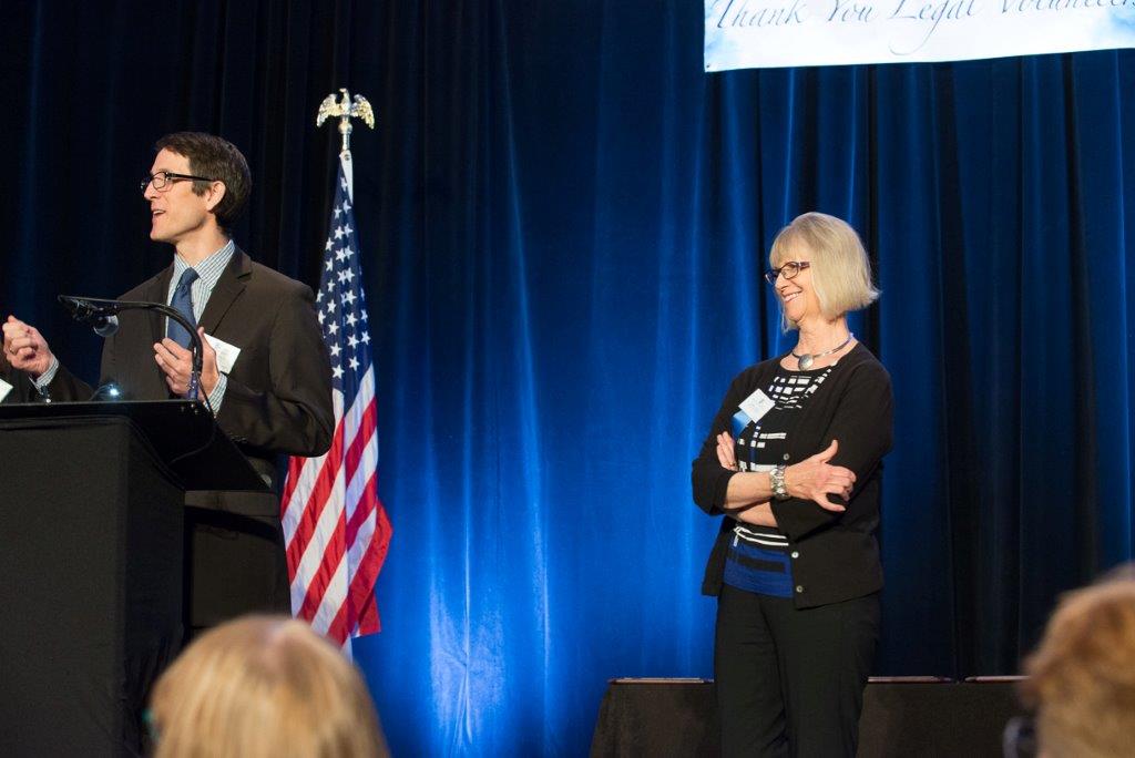 Linda Olson accepts her Special Recognition Award from Tim Macdonald (Photo courtesy of Hartmannphoto).jpg