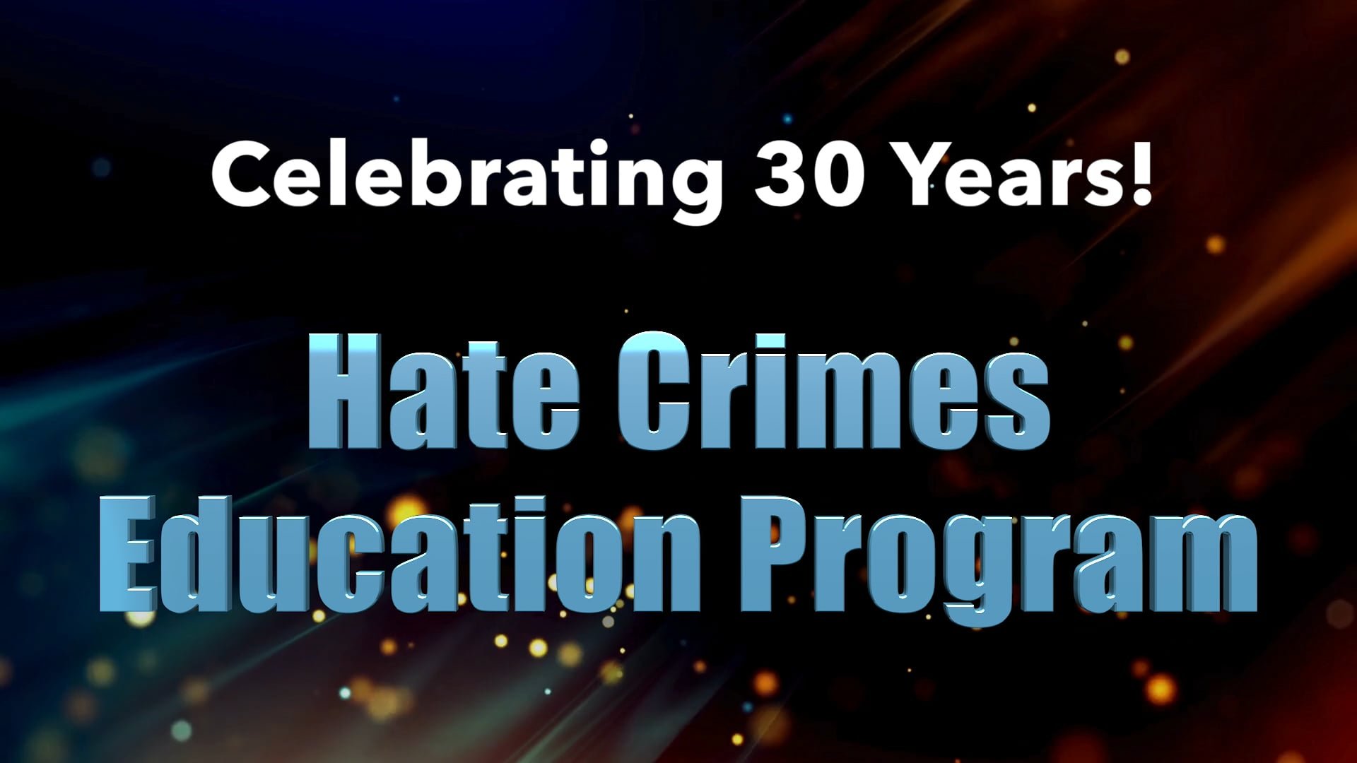 Hate Crimes Education Program