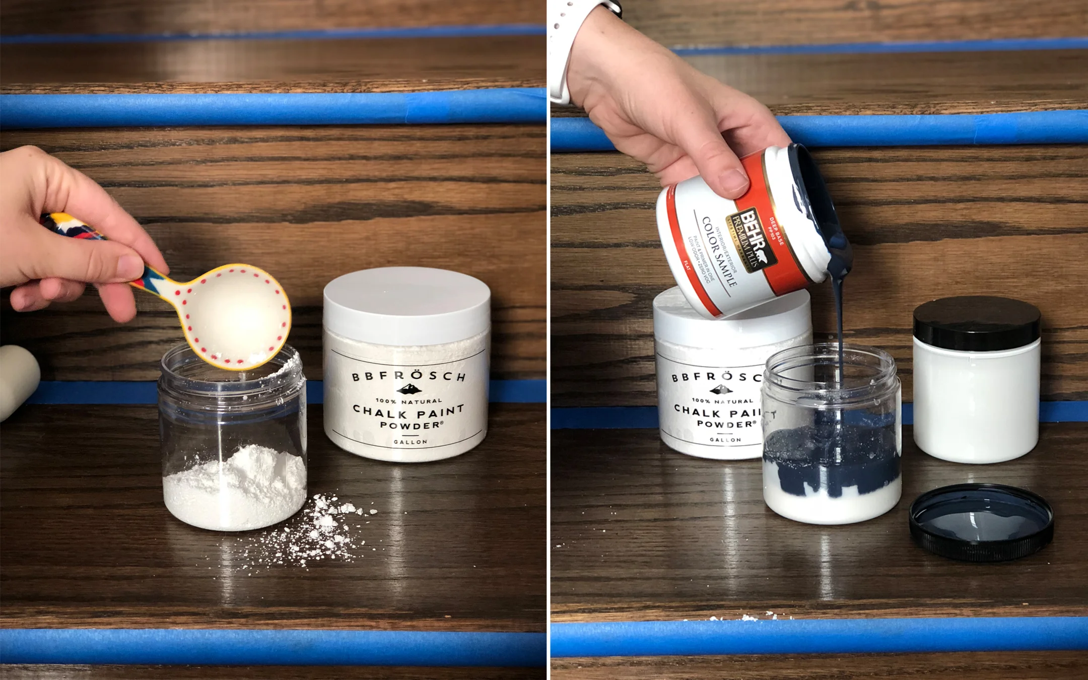 what paint to use on stairs, how do you paint wooden steps, how to paint stair risers, how to paint stairs the easy way, how to paint and refinish your stairs, painting stair steps and staircases, gorgeous painted stair ideas, diy painted stairs, DIY blogger inspo, home makeover inspiration, do it yourself home projects
