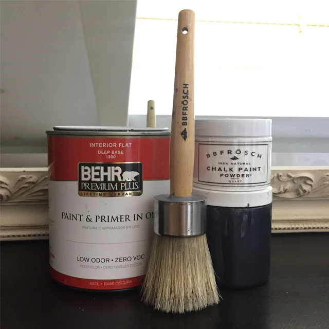 where to buy chalk paint powder, chalk paint powder, alternative to pre-mixed chalk and mineral paints, BB Frösch, DIY, DIY chalk paint, chalk paint projects, DIY chalk paint projects, all natural chalk paint powder, no VOC paint, chalk paint colors, before and after projects, before and after project ideas, chalk paint project ideas, chalk paint project inspiration, DIY home project, affordable do it yourself home project, DIY chalk paint home project, where to buy chalk paint brushes
