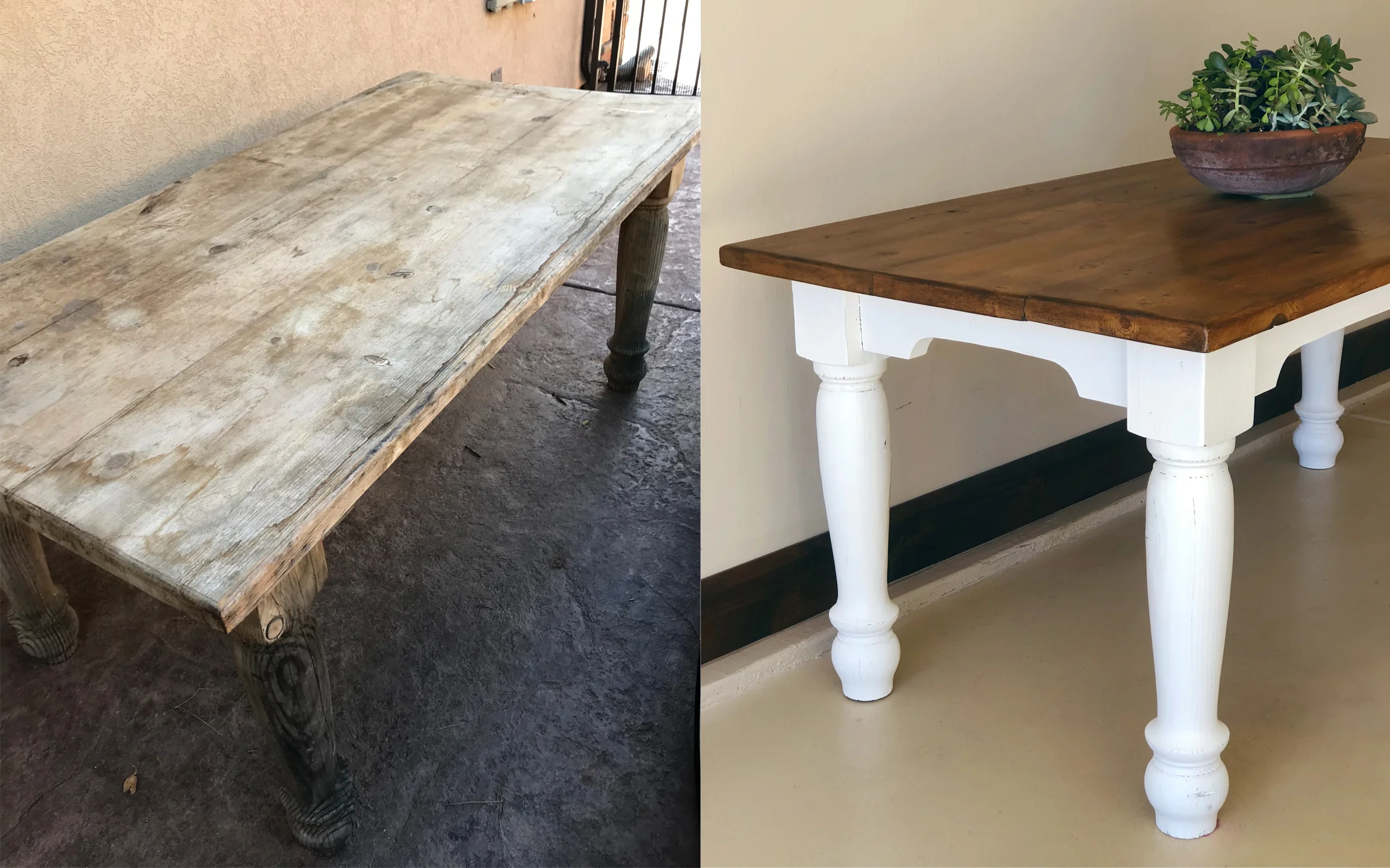 Farmhouse Table Restoration