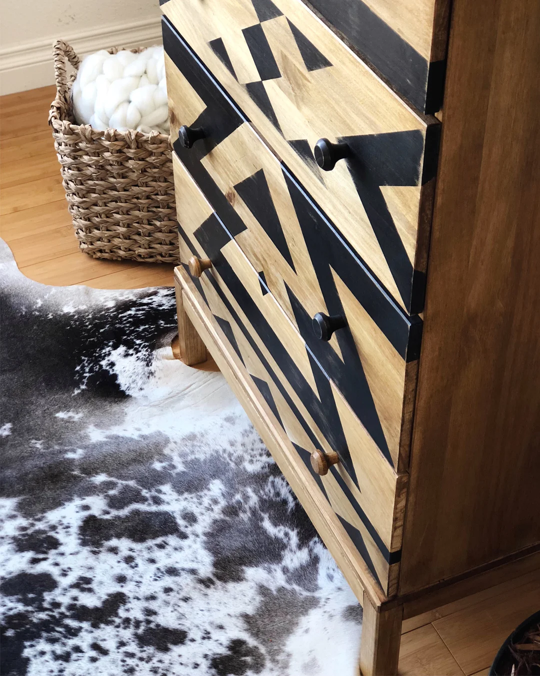 IKEA dresser makeover, dresser makeover, do it yourself dresser makeover, furniture makeover, DIY chalk paint IKEA dresser, affordable DIY home projects, chalk paint DIY, how to chalk paint, how to paint an IKEA dresser, chalk paint a dresser tutorial, furniture transformation, dresser transformation, IKEA dresser transformation, how to stencil a dresser with chalk paint, chalk painting techniques, aztec home decor, painting with chalk paint, BB Frosch