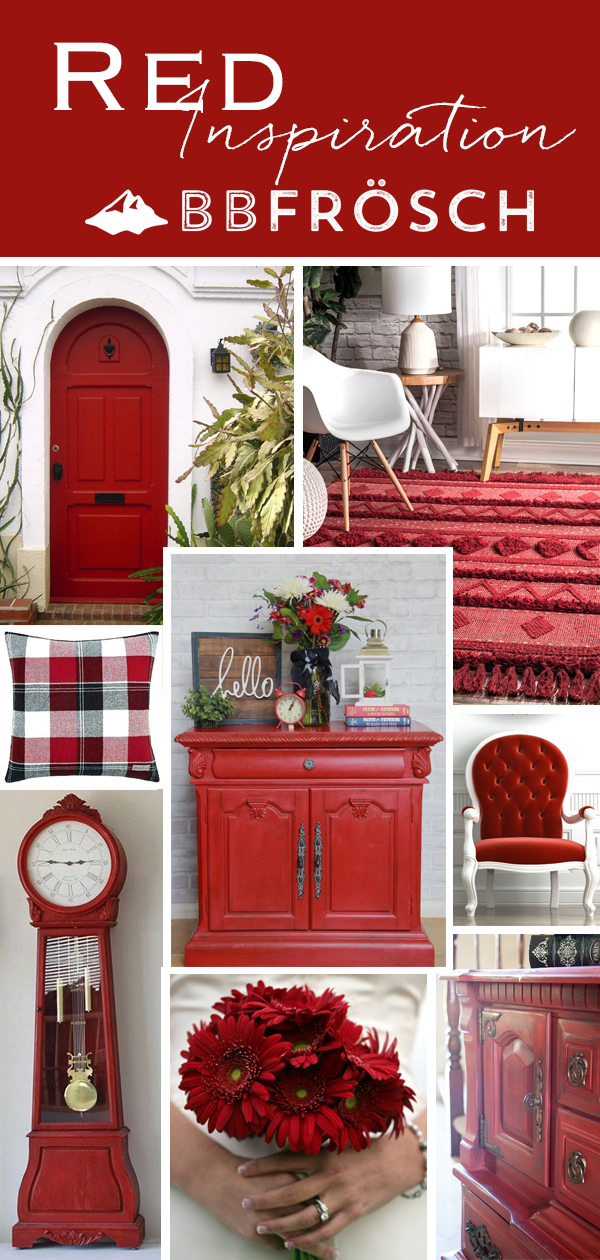 red chalk paint | red furniture | diy chalk paint | furniture redo | red color inspiration | do it yourself furniture makeover | how to pick the perfect color | how to paint furniture | chalk painted furniture