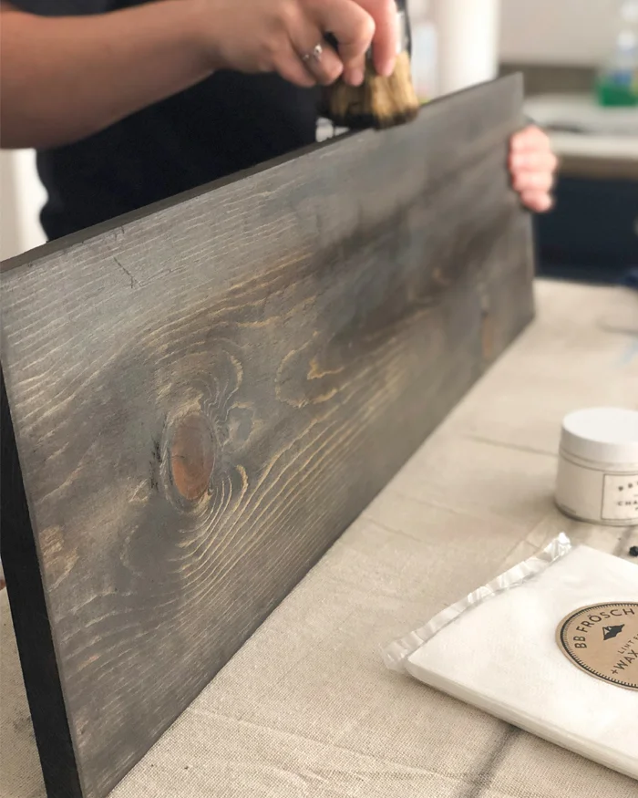 budget friendly diy, how to faux stain, 5 minute home decor, chalk paint, chalk paint powder, affordable diy, home decor, easy home decor, eyelash extensions, eyelashes, do it yourself home decor, build your own shelf, how to build a shelf, how to chalk paint, weekend diy, diy chalk paint, chalk paint recipe