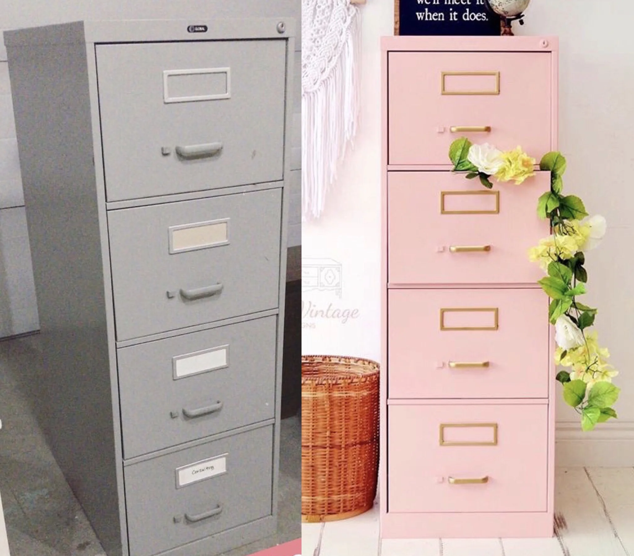 Pink Filing Cabinet #2