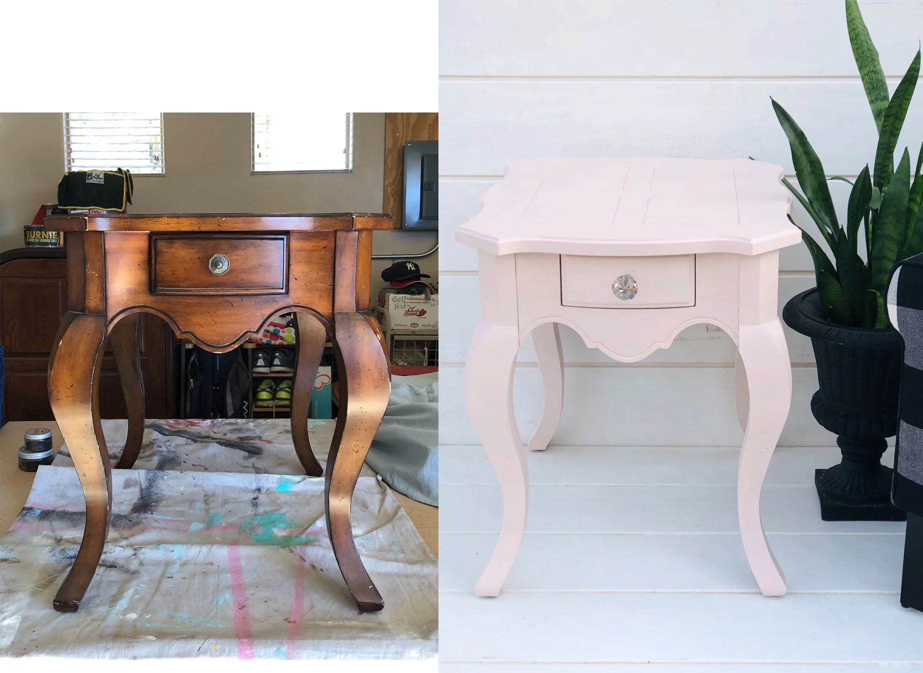 Pink End Table #1