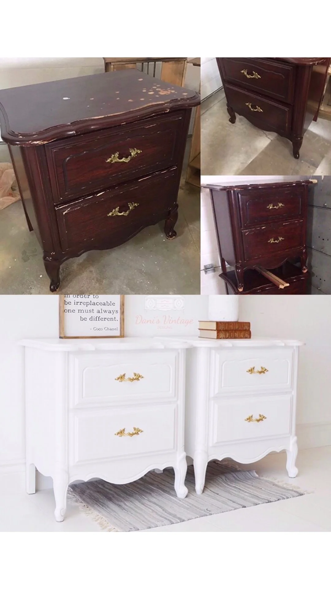 White Nightstands