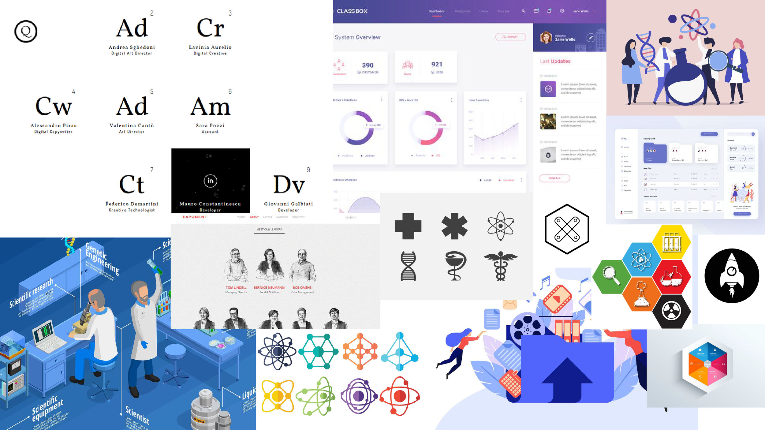 BioMedical Admin tool, Mood Board
