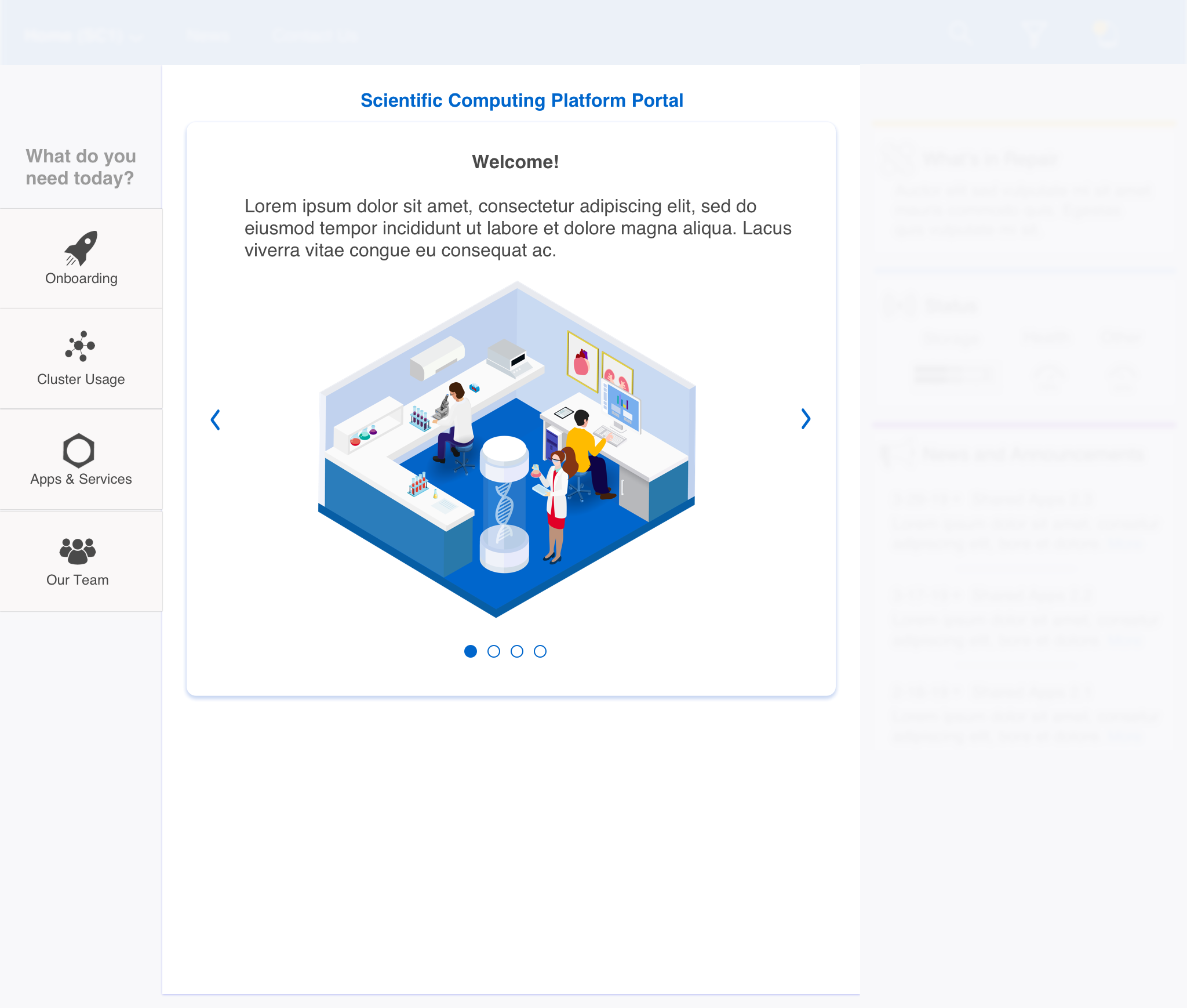 Design Challenge 1. Final Landing page (partial)
