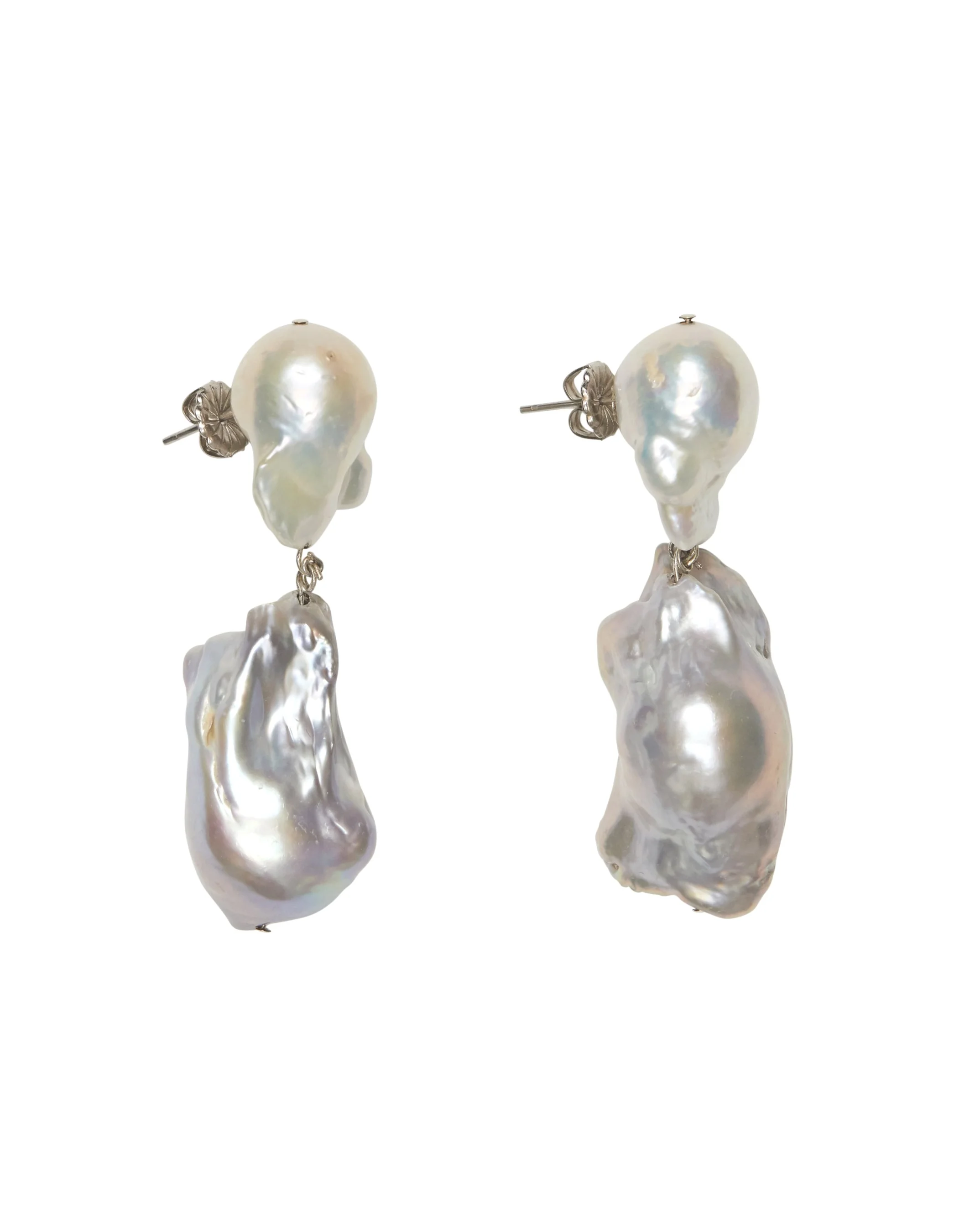 Baroque Pearl Tonal Drop Earrings