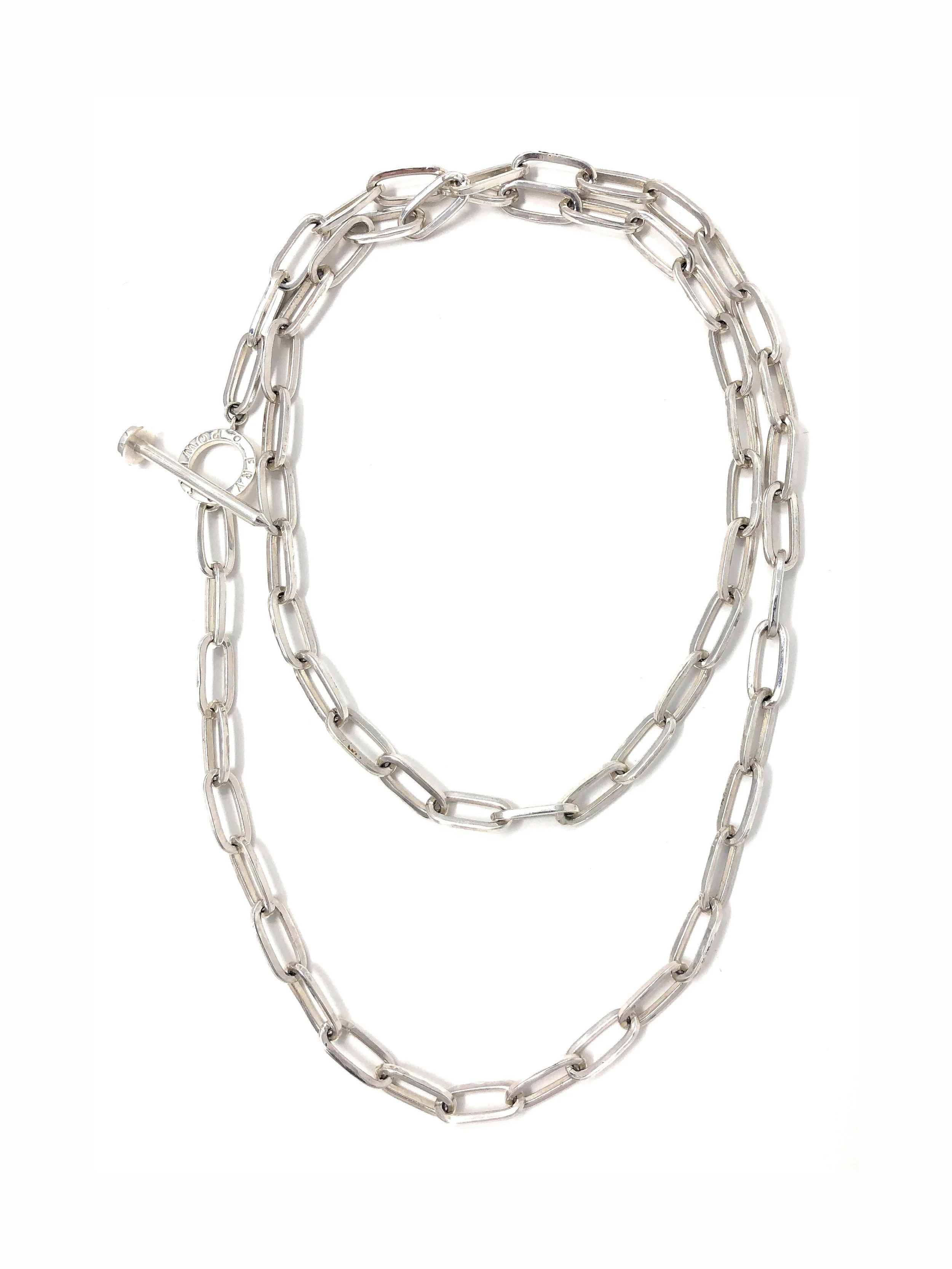 14K Gold Elongated Chain Link Necklace — FRY POWERS