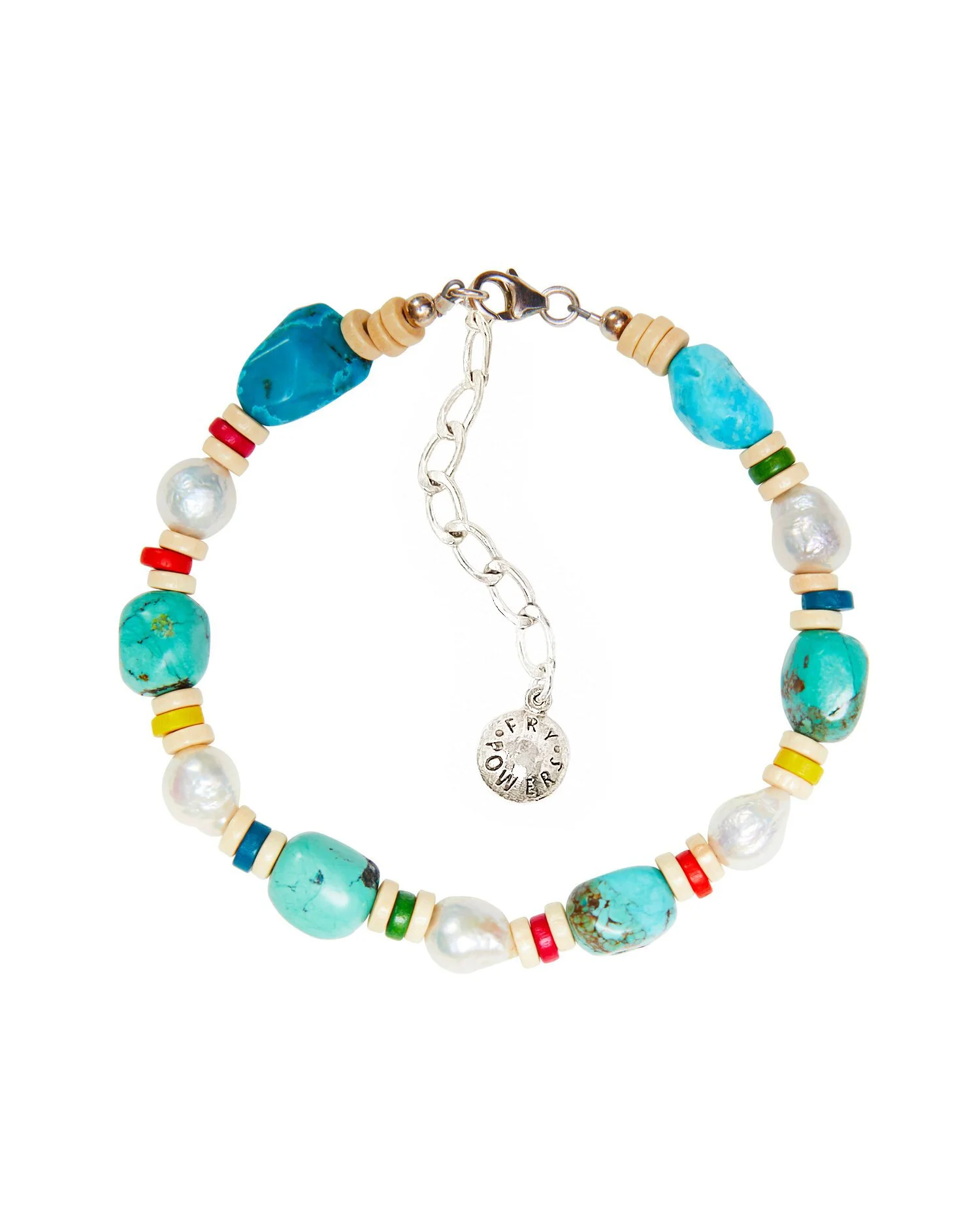 Rainbow Turquoise Ankle Bracelet
