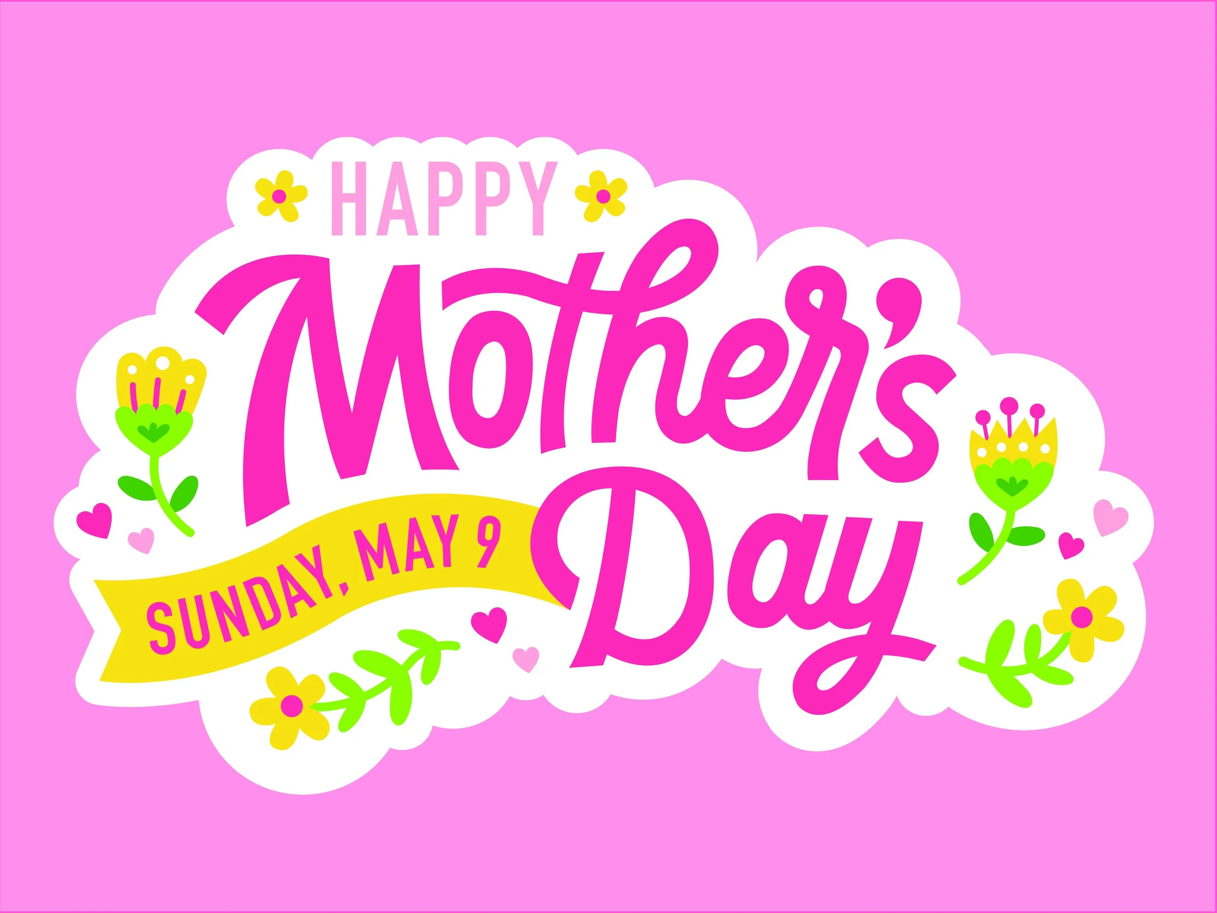 Mother's Day Store Signage Concept