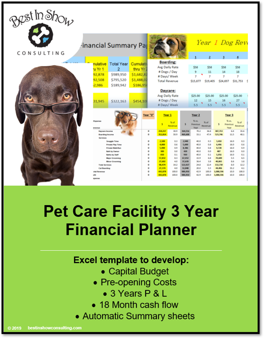 Dog Daycare and Boarding Financial Plan Best in Show Consulting