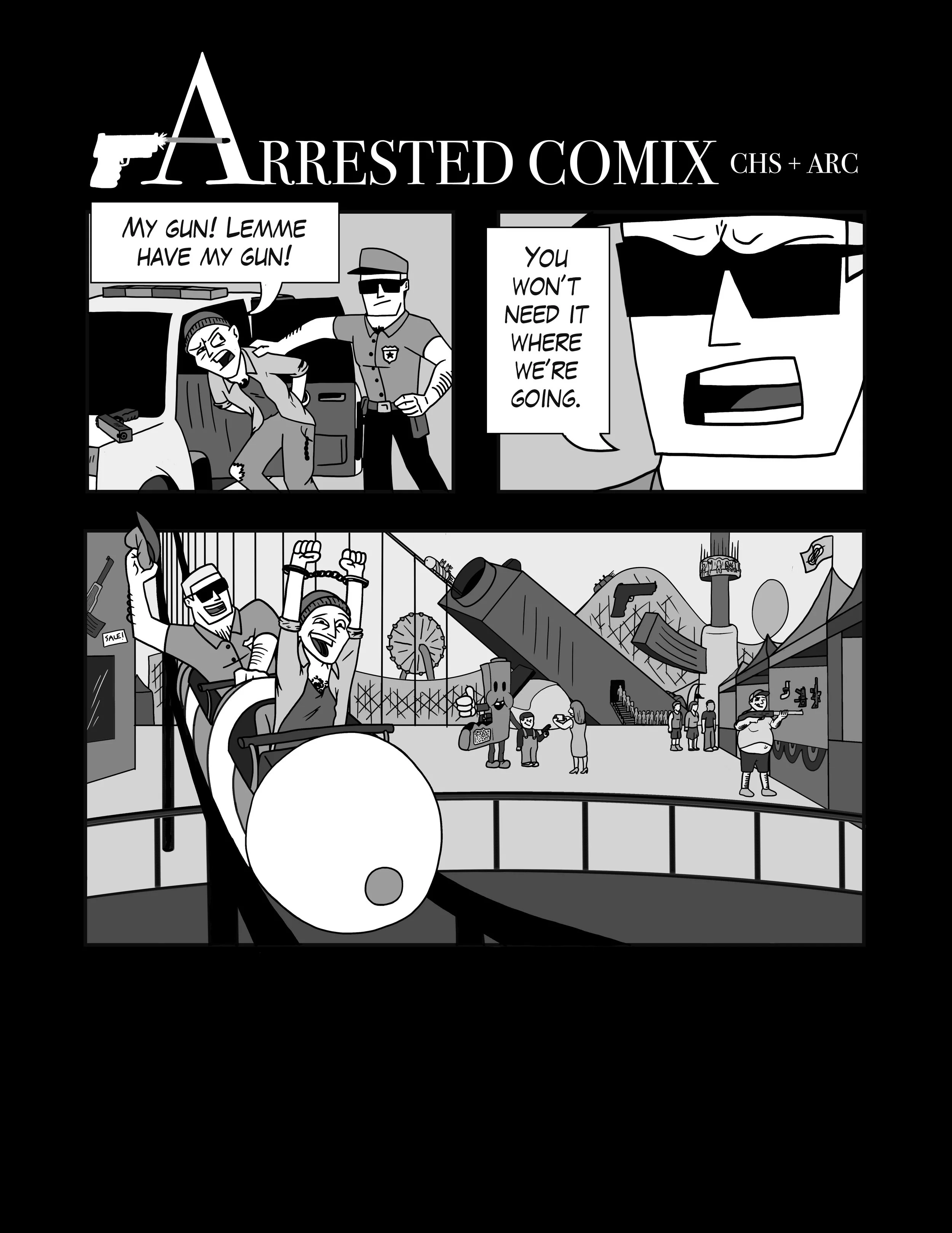 Arrested Comix - Down + Out #