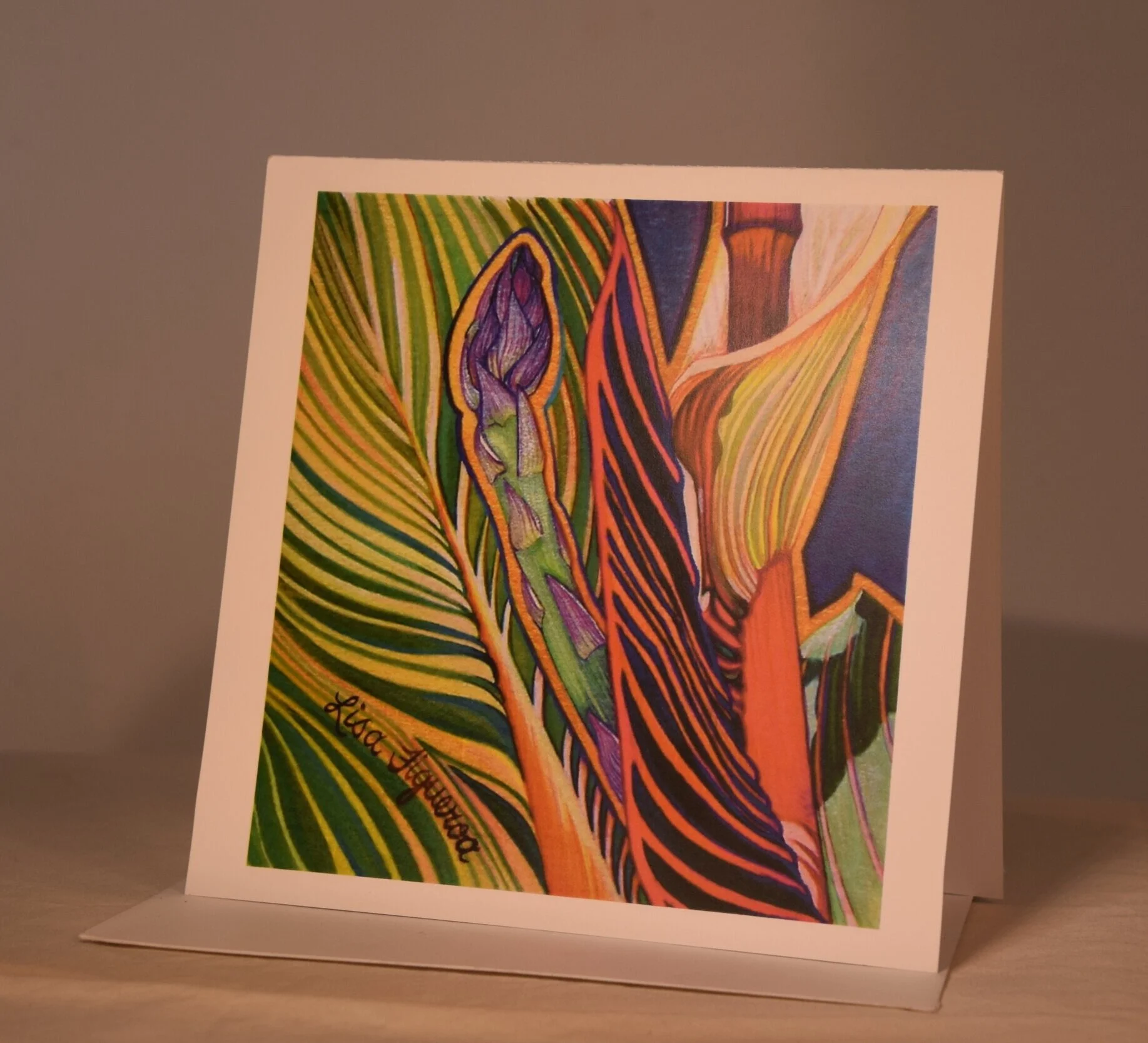 cannas_lily_leaves_and_armstrong_asparagus_6-card-front-lisa_figueroa.jpg